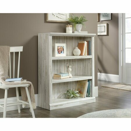SAUDER 3 Shelf Bookcase Wp , Two adjustable shelves for flexible storage options 426427